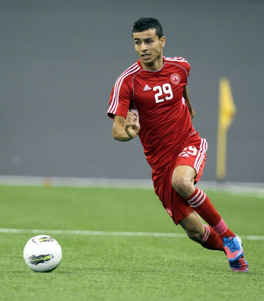 Boualem Khoukhi, jogador da seleção do Catar, em imagem de arquivo