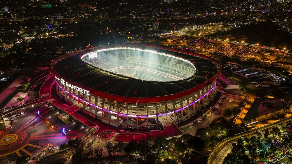 Estádio Azteca, palco da vitória do México sobre a África do Sul na abertura da Copa de 2026