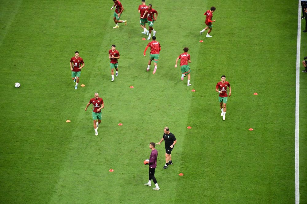Sofyan Amrabat em jogo de Marrocos contra Níger pelas Eliminatórias da Copa de 2026