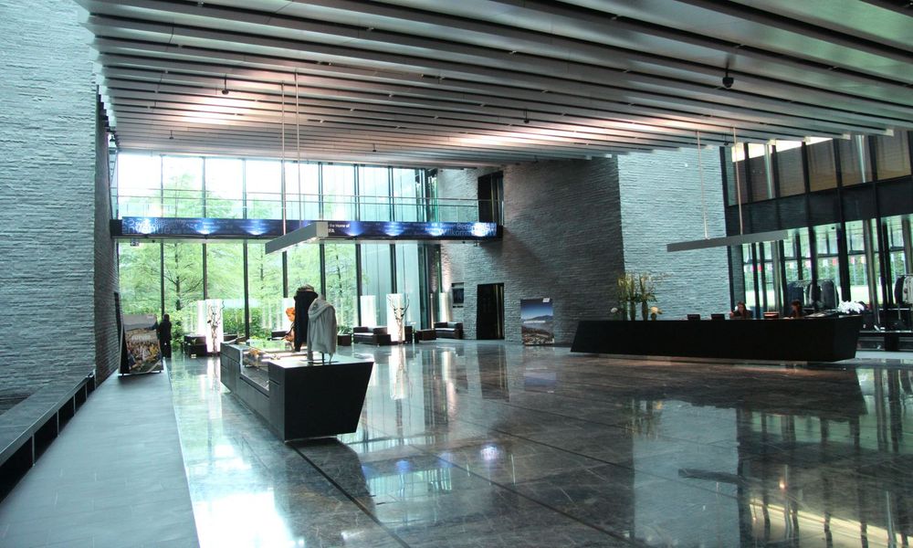 Interior da sede da Fifa em Zurique