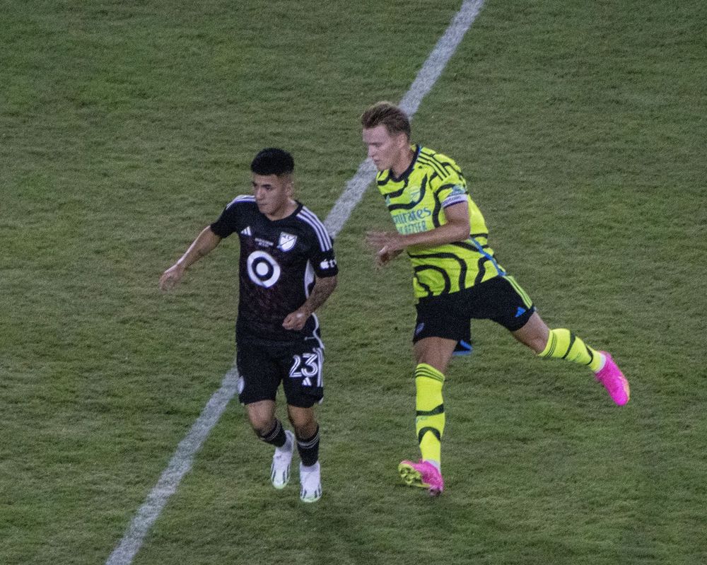 Thiago Almada durante o MLS All-Star Game de 2023.