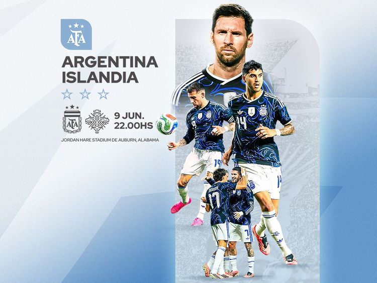Lionel Messi em ação pela Argentina no amistoso contra a Islândia