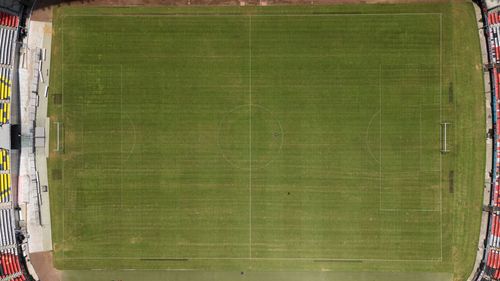 Vista aérea do Estádio Azteca, palco da abertura da Copa do Mundo de 2026