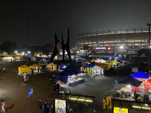 Vista externa do Estádio Azteca, no México, um dos palcos da Copa do Mundo de 2026