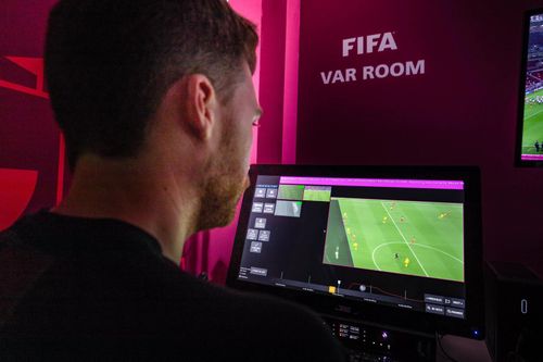 Imagem oficial da Fifa sobre tecnologia de impedimento semiautomático