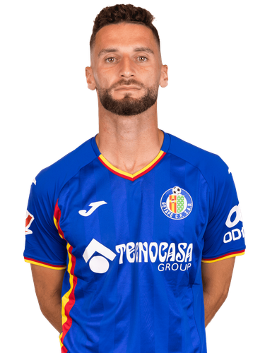 Domingos Duarte em imagem oficial de perfil no site do Getafe.