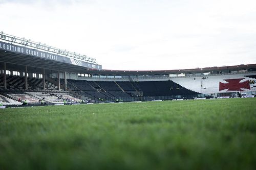 Vista do Estádio de São Januário em jogo do Vasco em 2026.